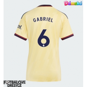 Arsenal Gabriel Magalhaes #6 Dámské Alternativní Dres 2026-27 Krátký Rukáv Arsenal Gabriel Magalhaes #6 Dámské Alternativní Dres 2026-27 Krátký Rukáv